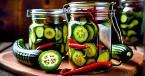 Ogórki z chili w plastrach: Pikantna rozkosz dla każdego