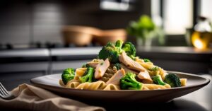 Makaron z kurczakiem i brokułami: Szybki i pyszny obiad dla każdego