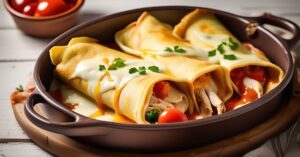 Naleśniki zapiekane z kurczakiem: Obiad, który zachwyca smakiem!