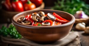 Leczo z pieczarkami: Szybkie, proste i pyszne danie dla każdego