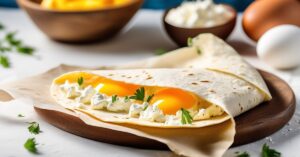 Tortilla z serka wiejskiego: Szybki, lekki posiłek dla każdego