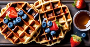 Gofry bez jajek: Szybkie i puszyste na każdą okazję!